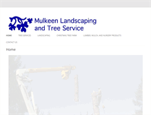 Tablet Screenshot of mulkeenlandscaping.com